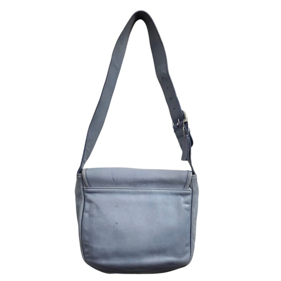 Coach Vintage - UNEVEN Color Soho Bedford Flap Bag 4164 - Periwinkle, Adjustable - Picture 6 of 16